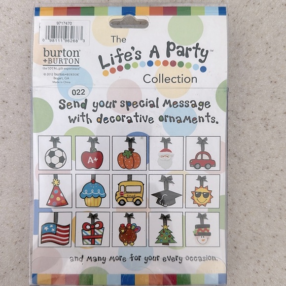 Life’s A Party Baseball Attaachment - Picture 2 of 2